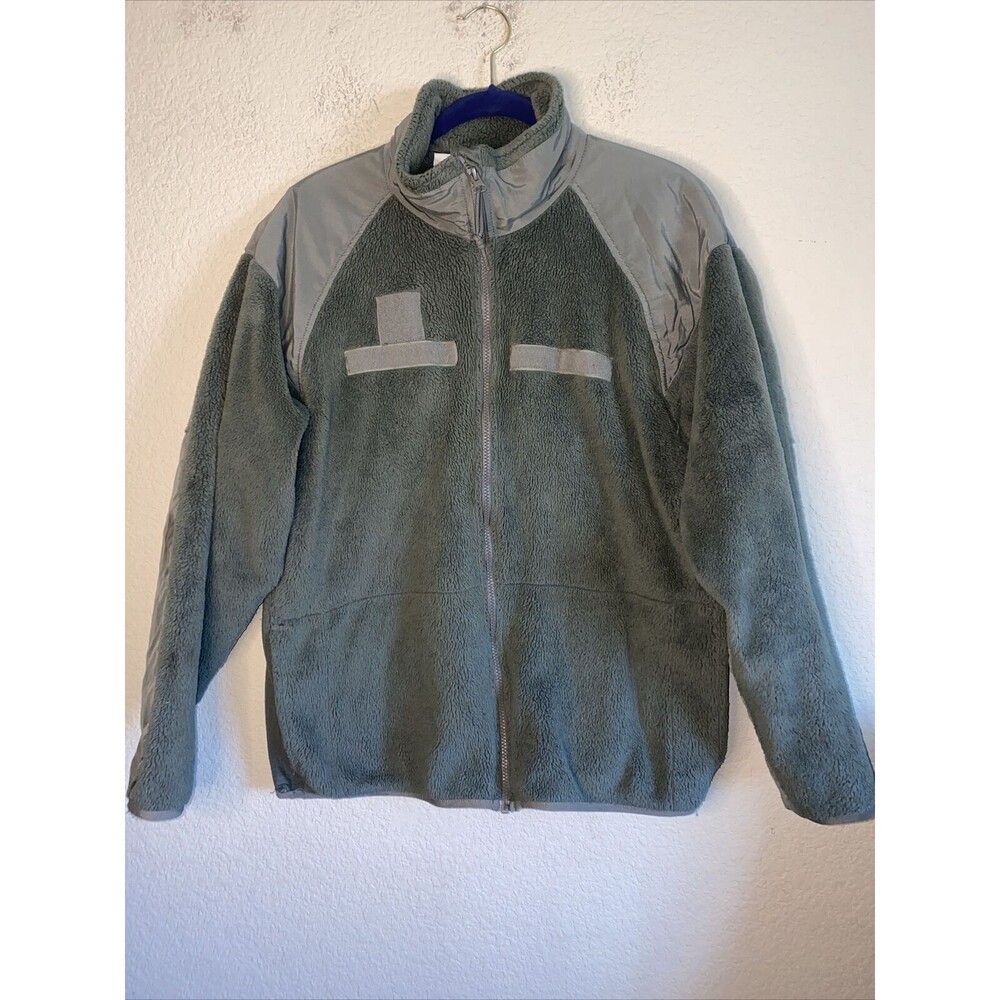 U.S Military Army Polartec Gen III Fleece Jacket gorp Large Regular Sweater 1/4
